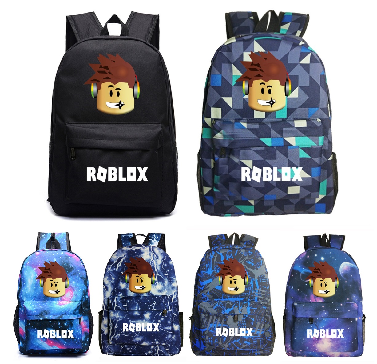 Roblox 02 Backpack Kids School Bag - roblox backpack fortee apparel